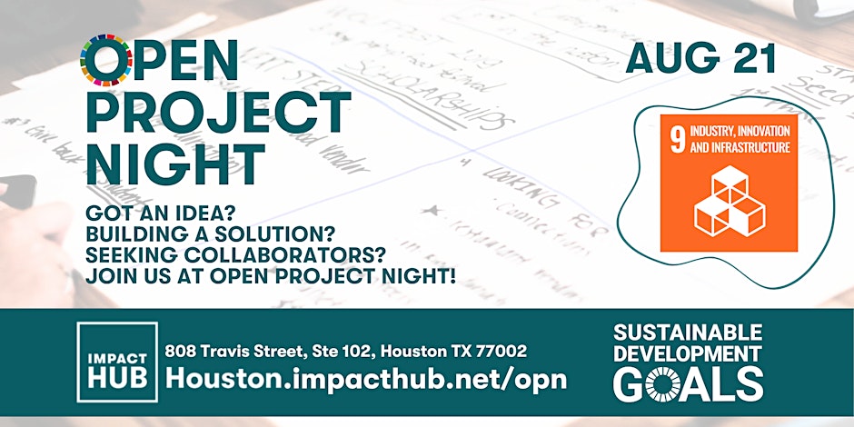 Open Project Night Impact Hub Aug 21