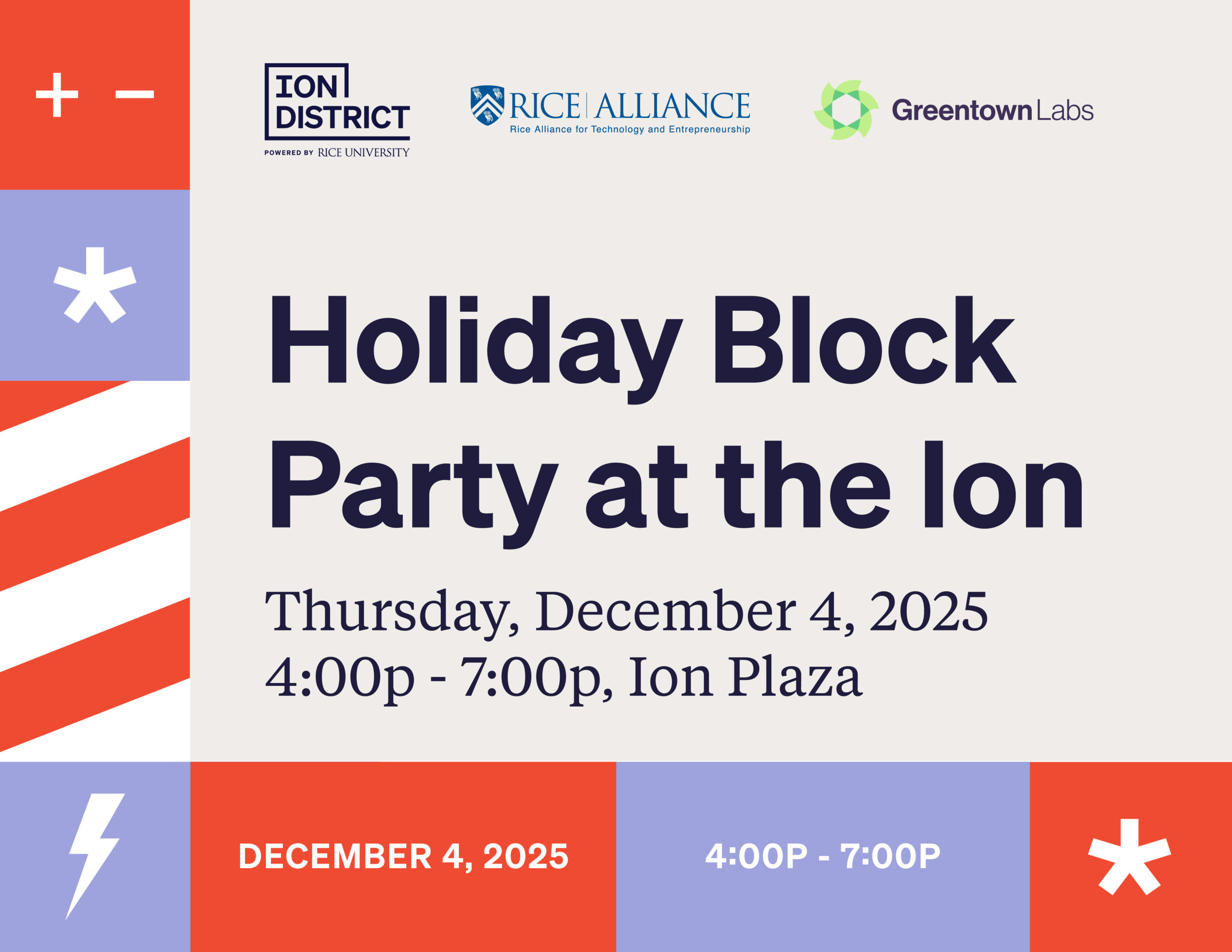 Holiday Block Party at the Ion